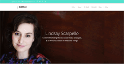 Desktop Screenshot of lindsayscarpello.com